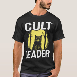 T-shirt Chef de culte chat satanique Baphomet Occultisme S