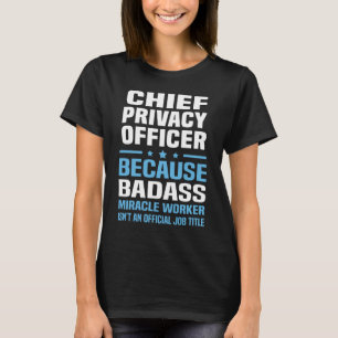T-shirt Chef de la protection des renseignements personnel
