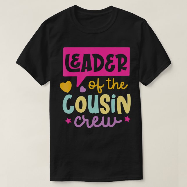 T-shirt Chef De L'Équipage Cousin (Design devant)