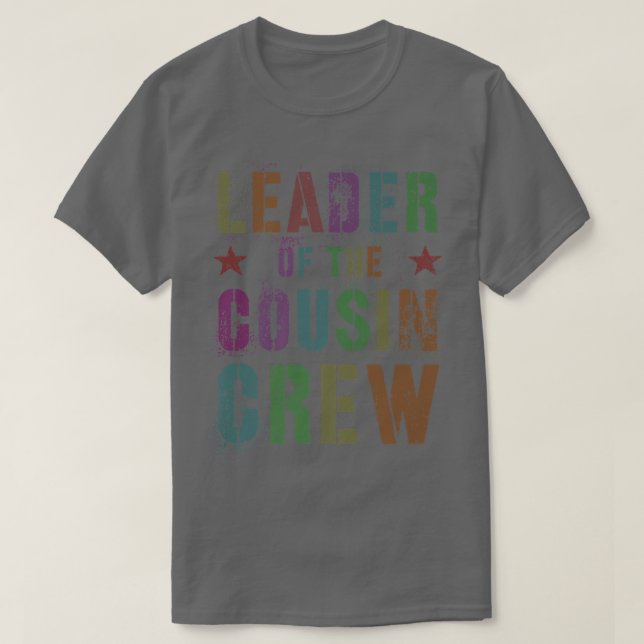 T-shirt CHEF DE L'ÉQUIPAGE DE COUSIN, Rockin' Funny Grand- (Design devant)