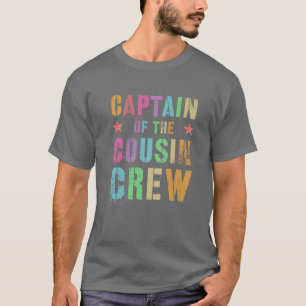 T-shirt CHEF DE L'ÉQUIPAGE DE COUSIN, Rockin' Funny Grand-