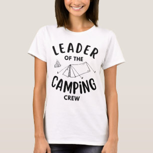 T-shirt Chef de l'équipe de camping