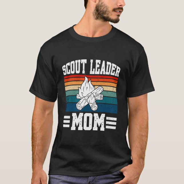 T-shirt Chef de scouts Maman Chef de scouts (Devant)