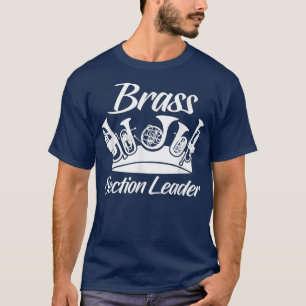 T-shirt Chef de section Musicien en laiton Lover de musiqu