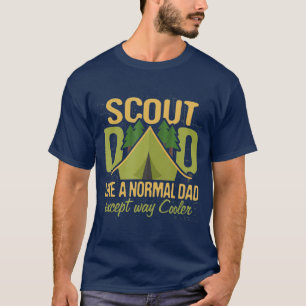 T-shirt Chef d'équipe de scouts Papa Chef d'équipe de sc