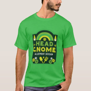 T-shirt Chef Garden Gnome Allotissement Jardin