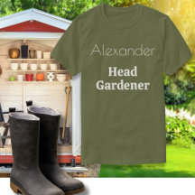 Chef Gardener Amoureux des jardins Jardinage Vêtem
