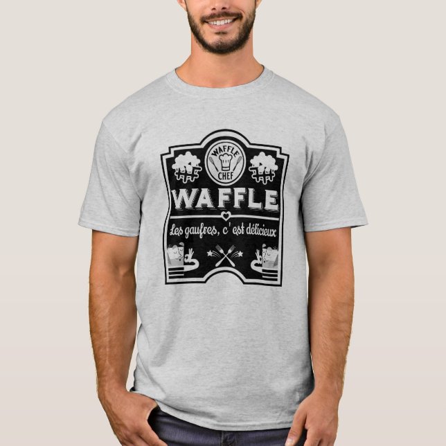 T-shirt Chef gaufre (Devant)