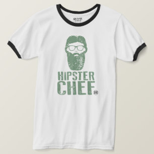 T-shirt Chef Hipster Ringer