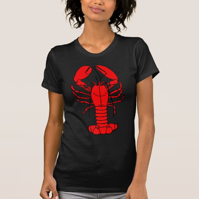 T-shirt Chef & homard | Cartoon homster Lovers Cadeau (Devant)
