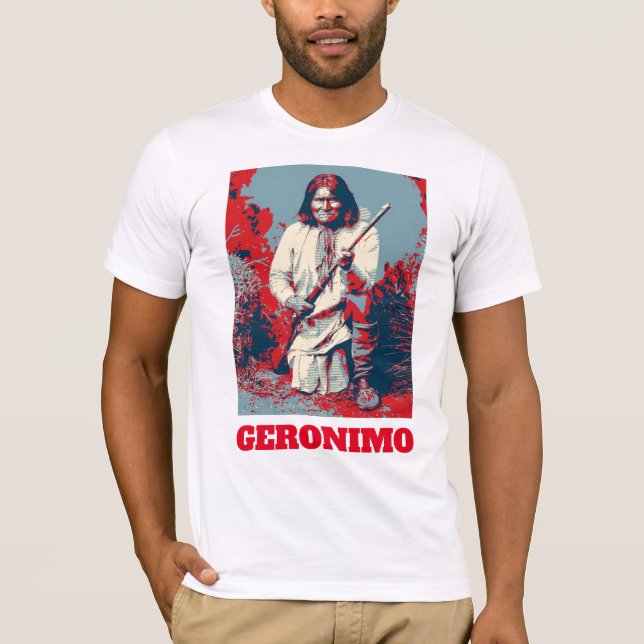 T-shirt Chef indien Geronimo Pop Art (Devant)