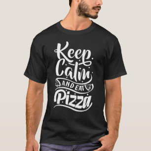 T-shirt Chef Italien Pizza Maker Pizzeria Gardez Le Calme 