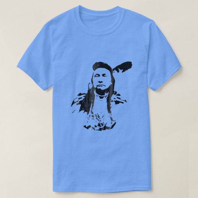 T-shirt Chef Joseph Nez Perce Amérindien Hist (Design devant)