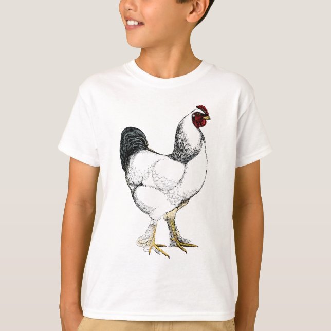 T-shirt Chef léger de poulet d'agriculteur de volaille de (Devant)
