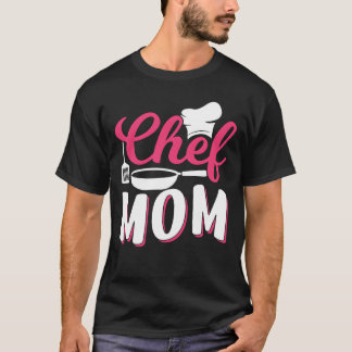 T-shirt Chef Maman Maman Maman Cuisine Cuisine rétro