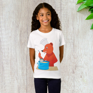 T-Shirt Chef Ours Cuisine Soupe Amusant Animal cuisine