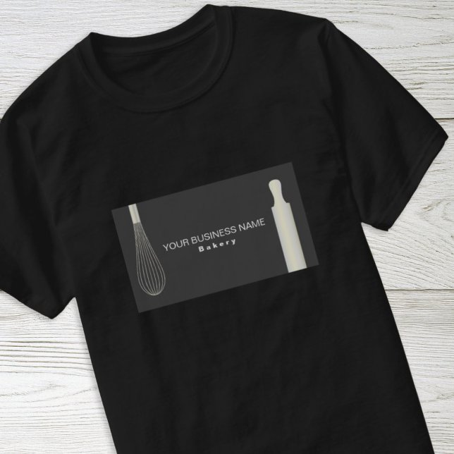 T-shirt Chef pâtisserie simple et moderne boulangerie boul (Créateur téléchargé)