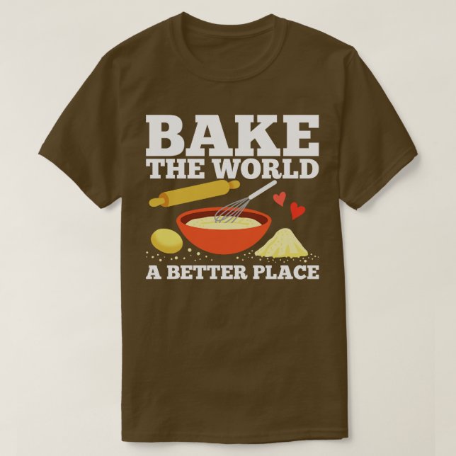 T-shirt Chef pâtissier boulanger (Design devant)