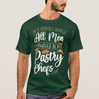 T-shirt Chef pâtissier de cuisson au four