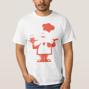 T-shirt Chef tenant un bol de soupe
