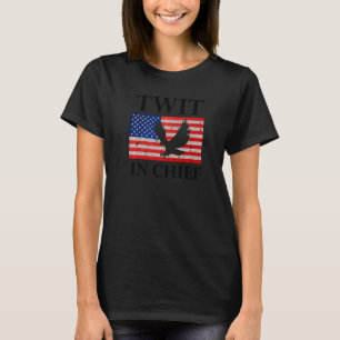 T-shirt Chef Twi  Drapeau Américain Merica Aigle US Twit e