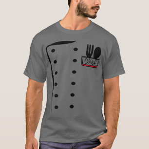 T-shirt Chef Uniforme Drôle Costume de CuisinièreT-Chemise