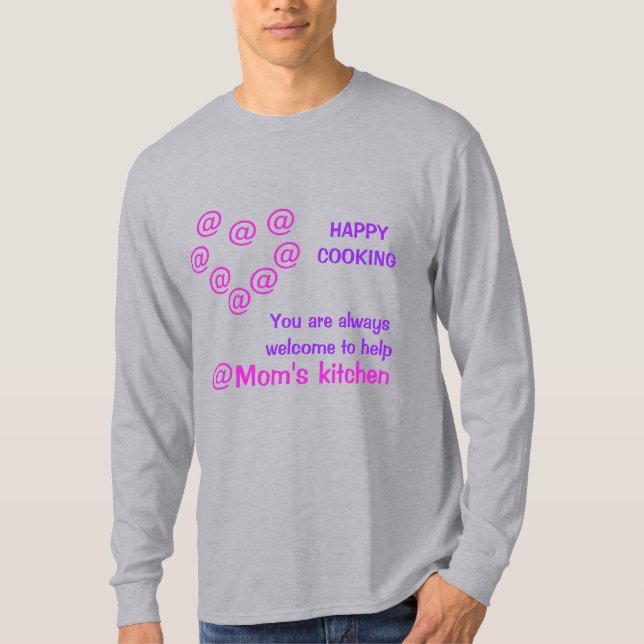 T-shirt Chef Valentine de la cuisine de maman (Devant)