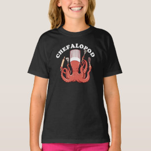 T-shirt Chefalopod Pun drôle de chef de poulpe