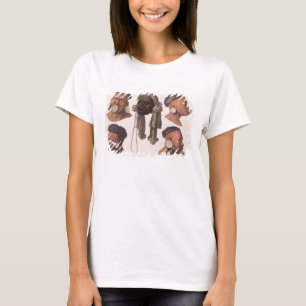 T-shirt Chefs des Indiens Botocudos (gravure couleur)