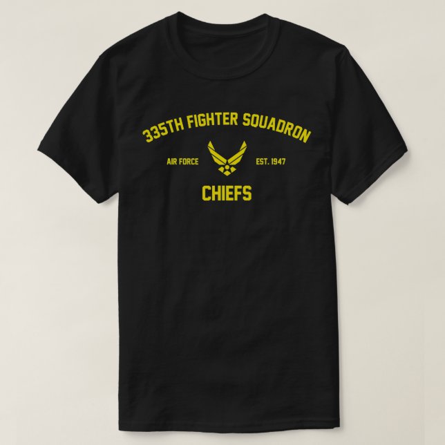 T-shirt Chefs du 335e Escadron de chasse (Design devant)
