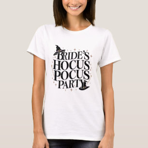 T-shirt Chelorette du parti Hocus Pocus de la mariée Hallo
