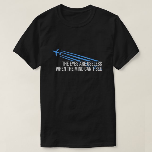 T-shirt Chemails Les Yeux Sont Inutiles (Design devant)