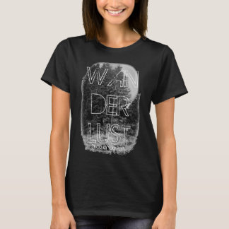 T-shirt Chemin boisé d'envie de voyager
