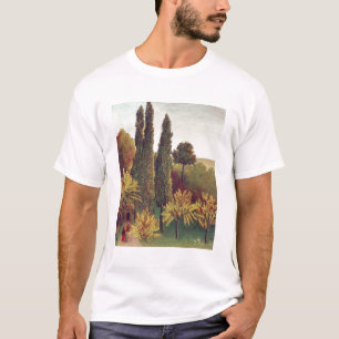 T-shirt Chemin dans les buttes Chaumont Park, Paris, 1908