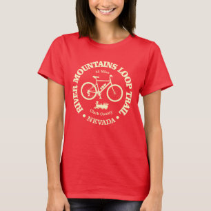 T-shirt Chemin de boucle des montagnes de la rivière (cycl