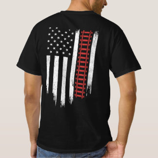 T-shirt Chemin de fer américain modèle Drapeau