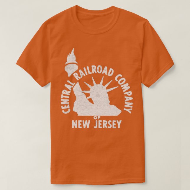 T-shirt Chemin de fer central du New Jersey (Design devant)