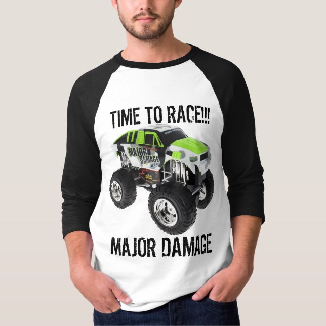 T-shirt Chemin de fer Chirurgie de monstre de dommages maj (Devant)