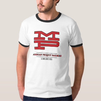 T-shirt Chemin de fer de Mohegan Pequot - est. 1980