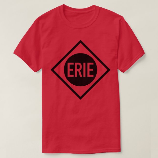 T-shirt Chemin de fer Erie 1 (Design devant)
