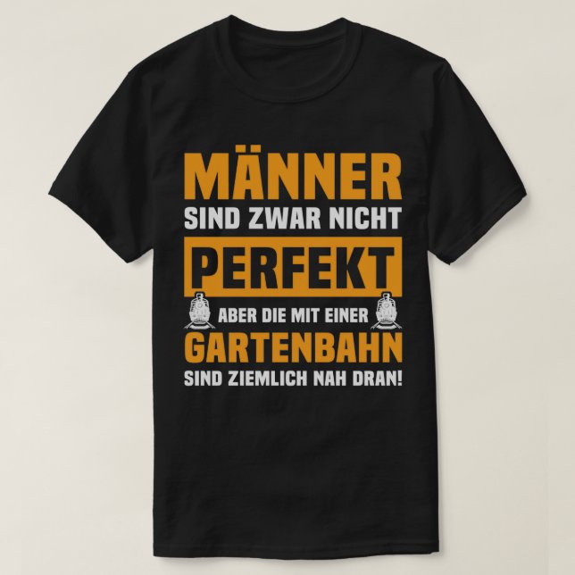 T-shirt Chemin de fer Garden Chemins de fer (Design devant)
