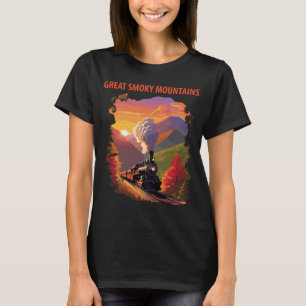 T-shirt Chemin de fer Great Smoky Mountains