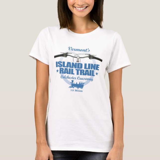 T-shirt Chemin de fer Island Line (H2) (Devant)