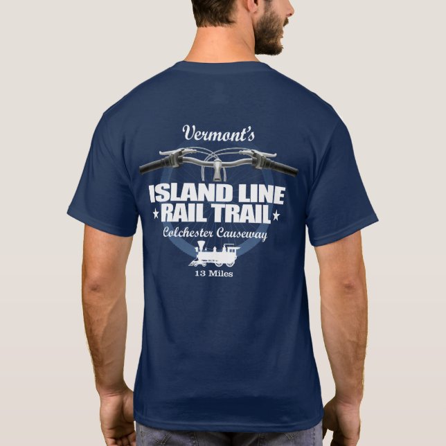 T-shirt Chemin de fer Island Line (H2) (Dos)