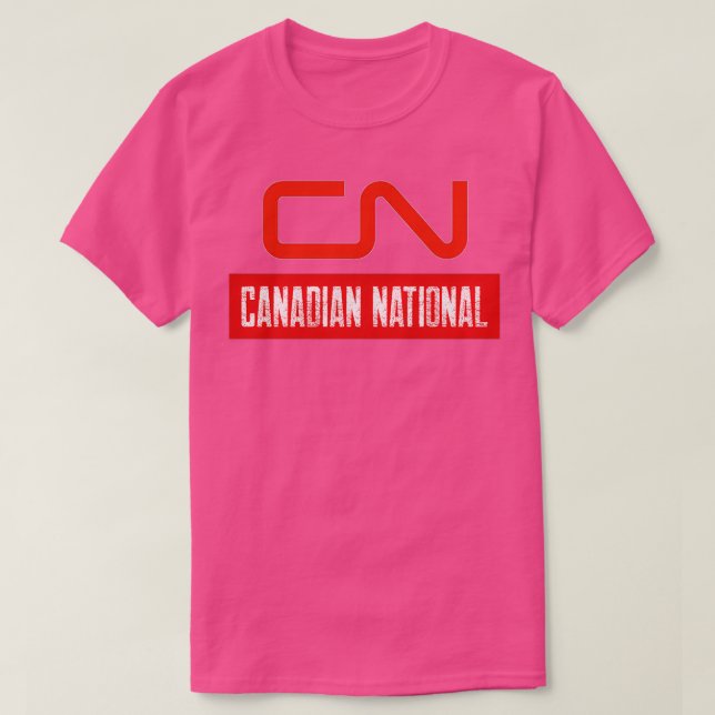 T-shirt Chemin de fer national canadien (Design devant)