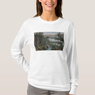 T-shirt Chemin de fer Pacifique du sud