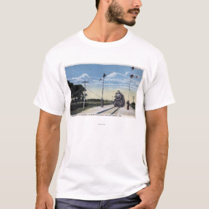 T-shirt Chemin de fer Pacifique du sud à Pajaro