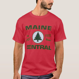 T-shirt Chemin de fer vintage Maine Central Route des pins
