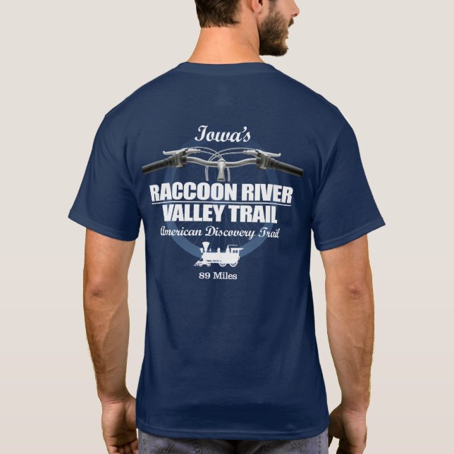 T-shirt Chemin de la vallée de la rivière Raccoon (H2) (Dos)