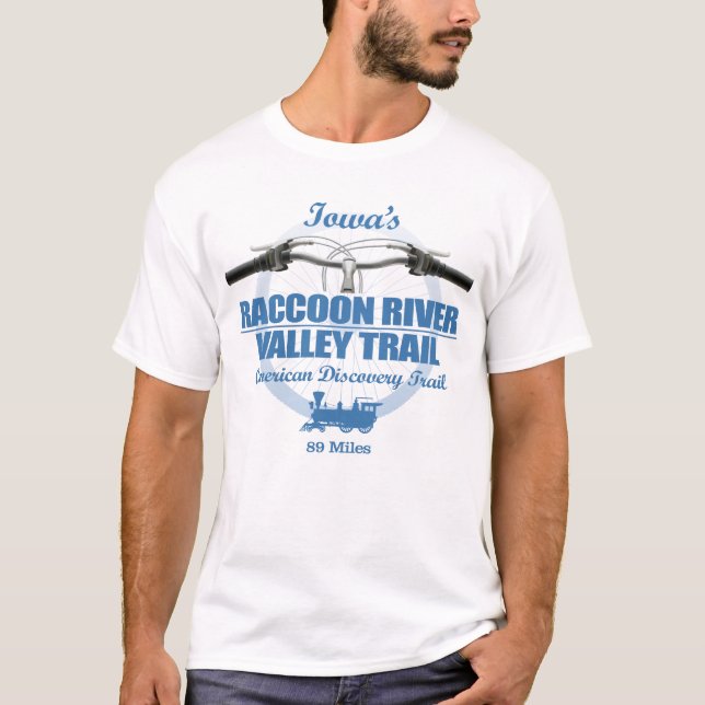 T-shirt Chemin de la vallée de la rivière Raccoon (H2) (Devant)